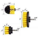 3pcs Power Scrubber Brush Set