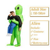 Green Alien Inflatable costume