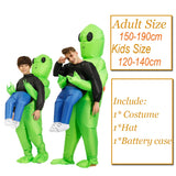 Green Alien Inflatable costume
