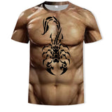 Body Building Muscle Tattoo T-shirt