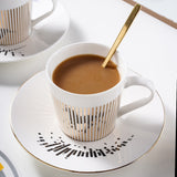 Mirror Reflection Coffee Cup & Plate