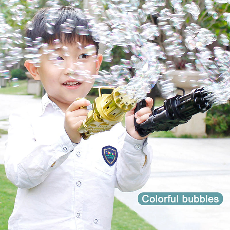 Kids Gatling Bubble Gun Toys