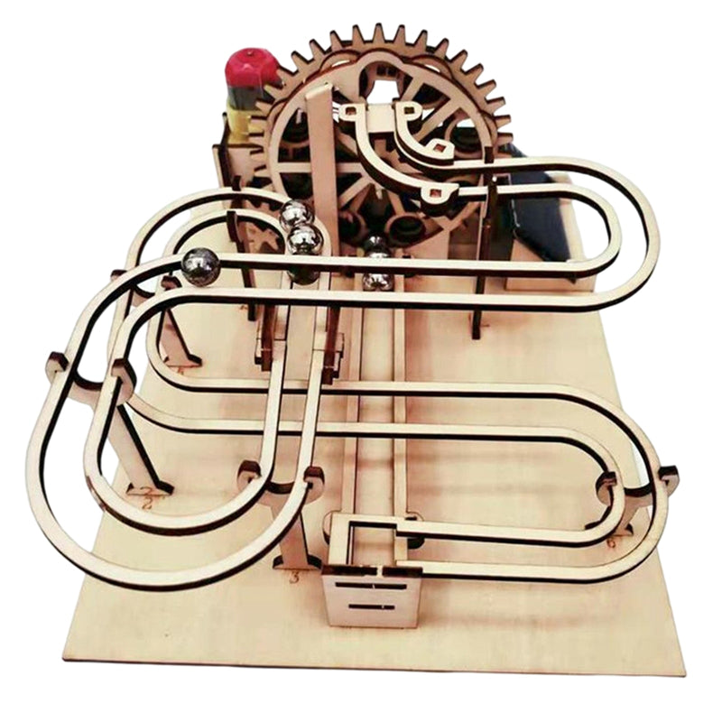 Wooden Engineering Transmission Assembly Model