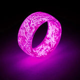 Glows Cracks Rings Shining Luminous Glow Ring