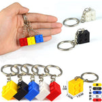 Key Ring Heart Blocks Building Blocks Accessories Keychain