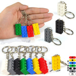 Key Ring Heart Blocks Building Blocks Accessories Keychain