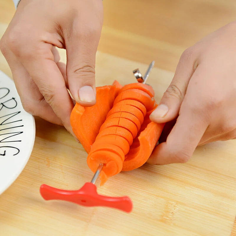 Manual Roller Spiral Slicer Radish Potato Tools