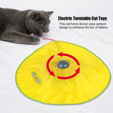 4 Speeds Electric Cat Toy Plate Interactive Pet Toy