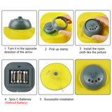 4 Speeds Electric Cat Toy Plate Interactive Pet Toy