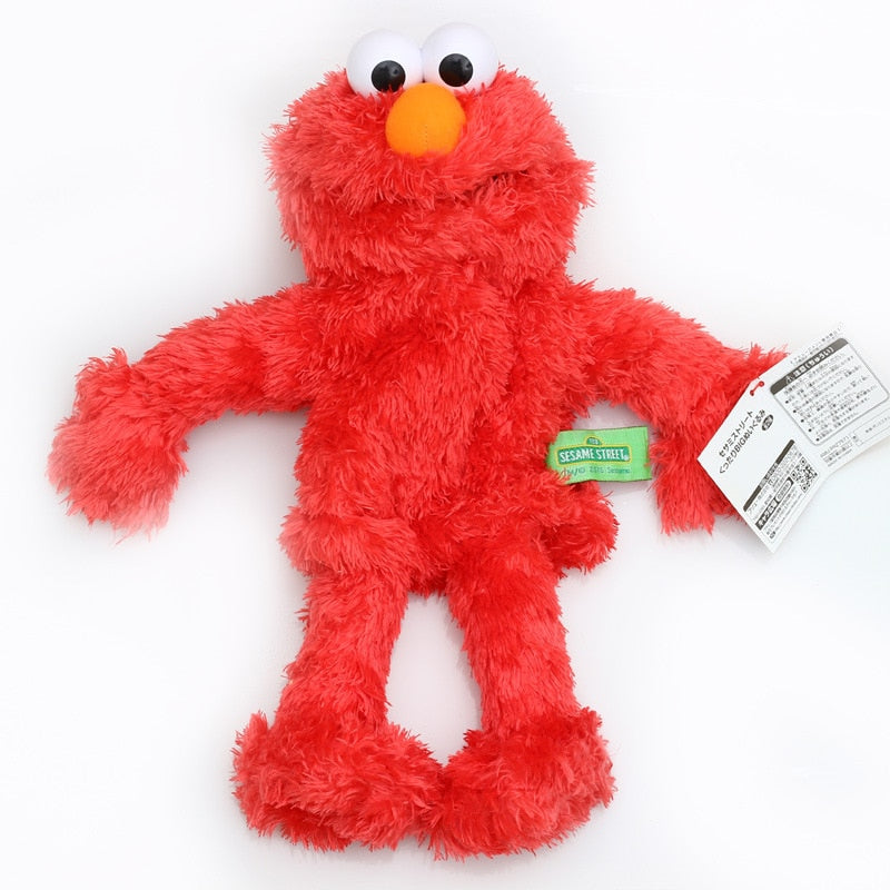 Sesame Street Hand Puppet Show Large Puppet Elmo Cartoon Soft Plush Doll Birthday Christmas Party Show For Children Kids Gifts