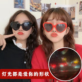 Love Heart Shaped Effects Glasses