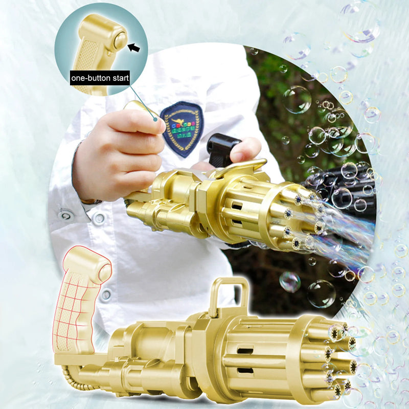 Kids Gatling Bubble Gun Toys