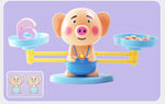 Monkey Digital Maths Balance Scale Toy