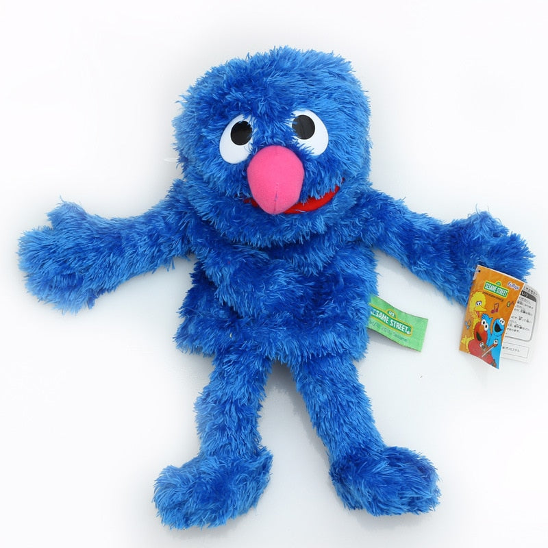 Sesame Street Hand Puppet Show Large Puppet Elmo Cartoon Soft Plush Doll Birthday Christmas Party Show For Children Kids Gifts