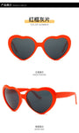 Love Heart Shaped Effects Glasses