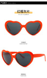 Love Heart Shaped Effects Glasses