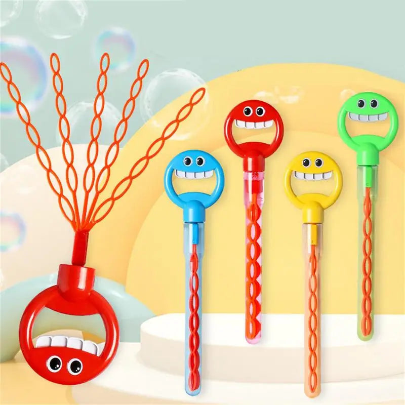 Smile & Blow: Handheld Bubble Wand for Kids