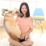 Hound Plush Creative Cushion 3D Dog Pillow Office