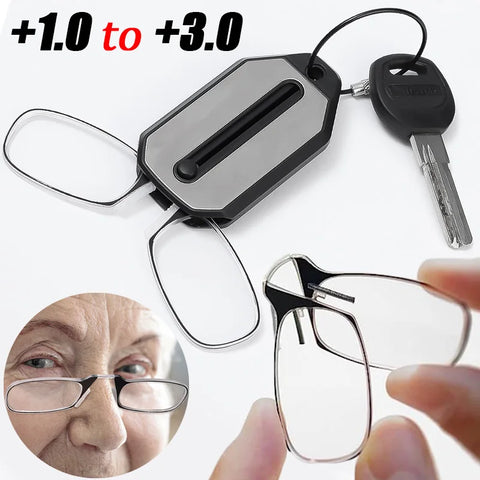 Nose Clip Reading Glasses