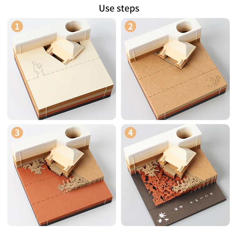 Kiyomizu Temple 3D Note Notebook