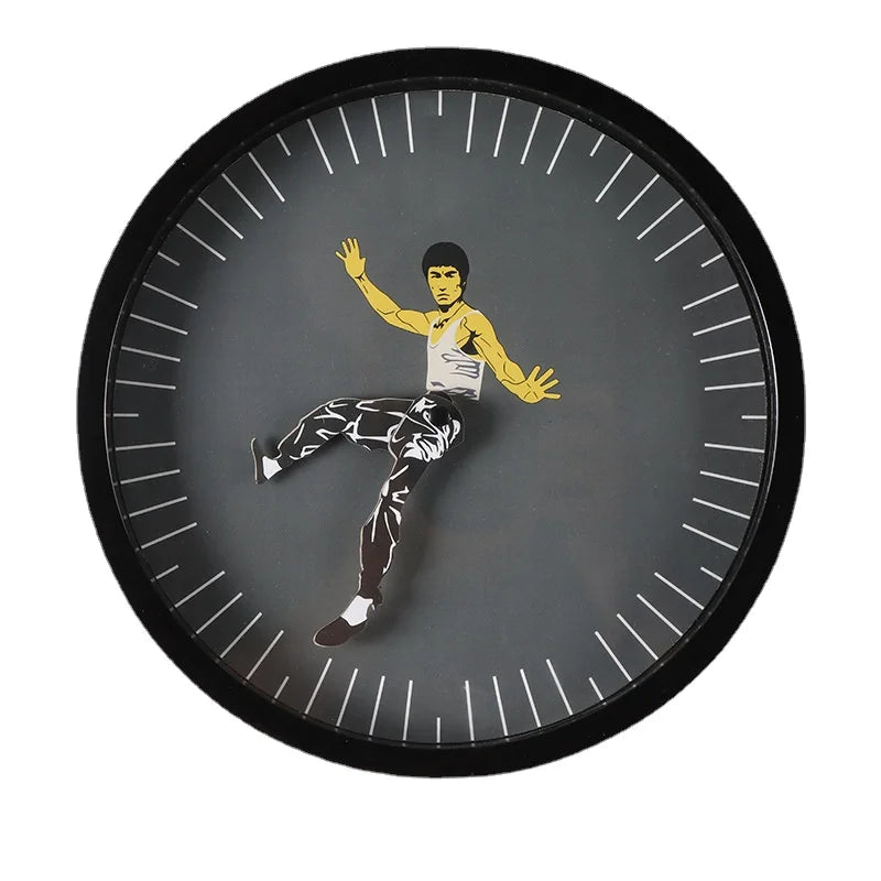 Kung Fu Wall Clock