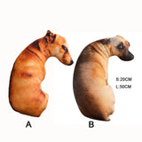 Hound Plush Creative Cushion 3D Dog Pillow Office