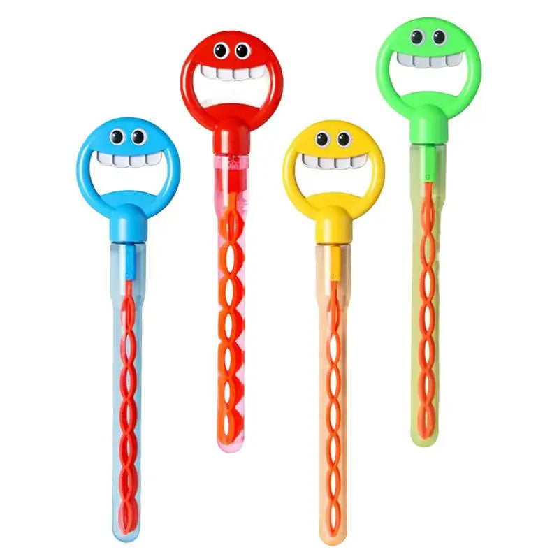 Smile & Blow: Handheld Bubble Wand for Kids