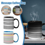 Hidden Message Text - Heat Sensitive Color Changing mug