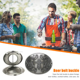 Portable Metal Belt Bottle Holder Beer