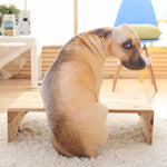 Hound Plush Creative Cushion 3D Dog Pillow Office