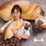 Hound Plush Creative Cushion 3D Dog Pillow Office