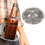 Portable Metal Belt Bottle Holder Beer