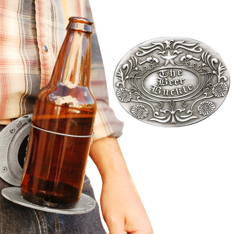 Portable Metal Belt Bottle Holder Beer