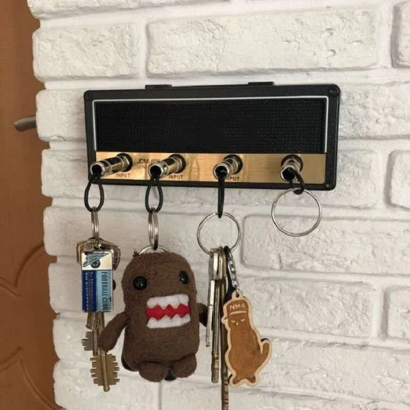 Retro Guitar Wall Key Holder