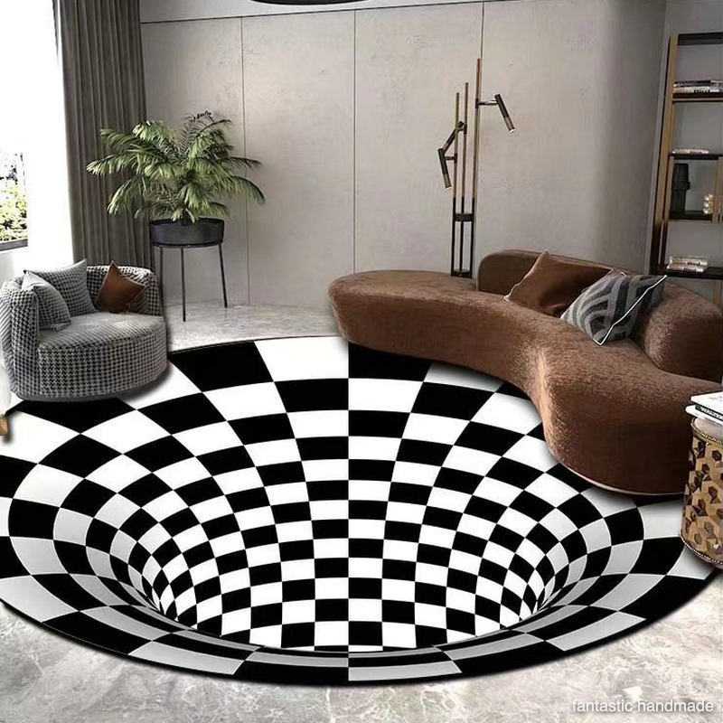 3D CARPET ROUND FLOORMAT