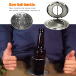Portable Metal Belt Bottle Holder Beer