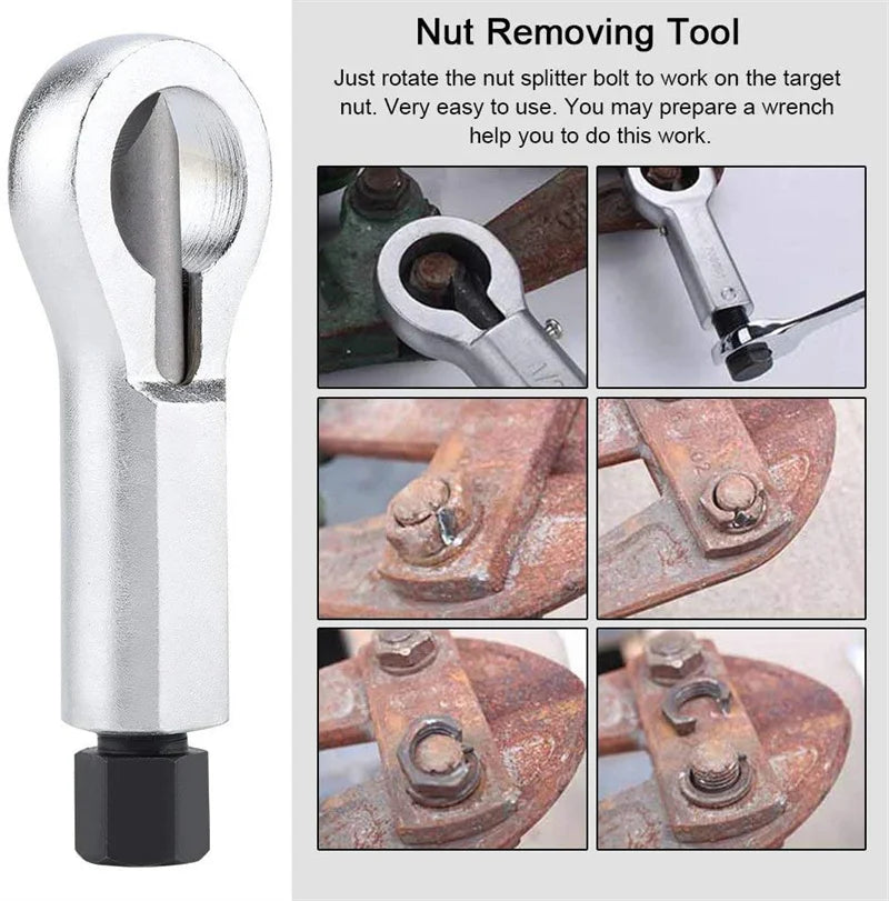 Remover Nut Tool  Extractor Tool Hand Nuts Breaker PC Heavy Duty