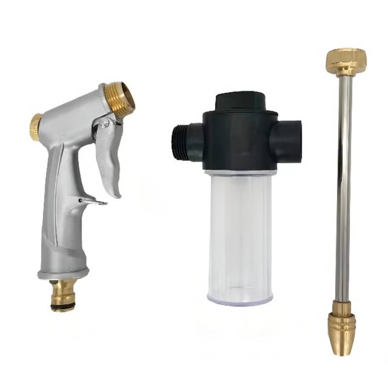 PORTABLE AUTO LANCE WATER GUN HIGH PRESSURE NOZZLE JET CAR GARDAN WASH