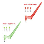 1Pc Craft Cutting Tools 3Pcs 360-Degree Rotating Carbon Steel Replacement Blade