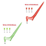 1Pc Craft Cutting Tools 3Pcs 360-Degree Rotating Carbon Steel Replacement Blade