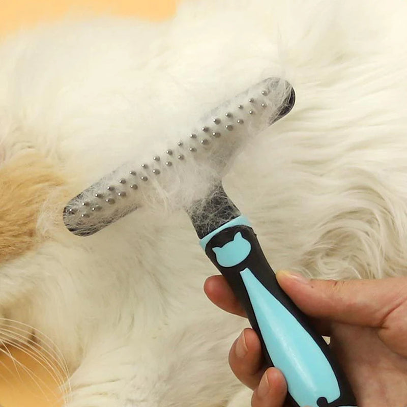 Pet Cat brush Stainless Steel Pet Hair Remover Brush