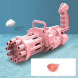 10 Hole Electric Gatling Bubble Machine Toys