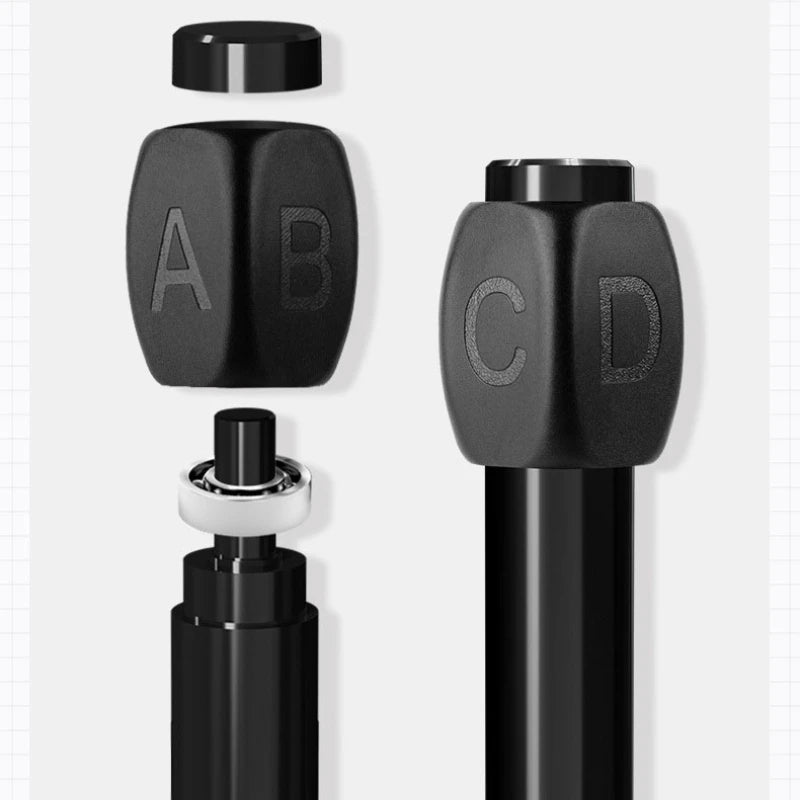 New ABCD Decompression Rotating Gel Pen Answer Pen Novelty Abcd Choose Ballpoint Pen Personality Student Stationery 0.5mm