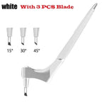 1Pc Craft Cutting Tools 3Pcs 360-Degree Rotating Carbon Steel Replacement Blade