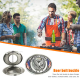 Portable Metal Belt Bottle Holder Beer