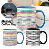 Hidden Message Text - Heat Sensitive Color Changing mug