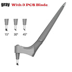 1Pc Craft Cutting Tools 3Pcs 360-Degree Rotating Carbon Steel Replacement Blade