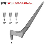 1Pc Craft Cutting Tools 3Pcs 360-Degree Rotating Carbon Steel Replacement Blade