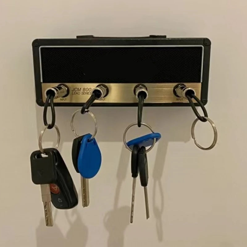 Retro Guitar Wall Key Holder