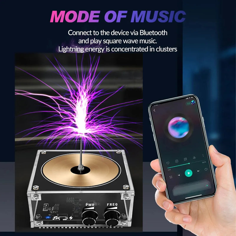 Music for Tesla Coil Bluetooth compatible Wireless Transmission Lighting